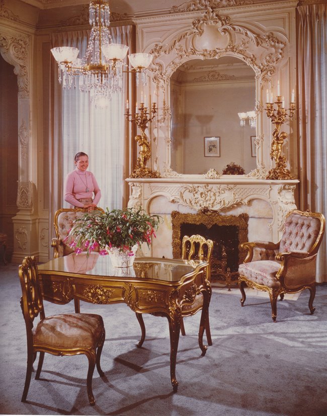 Florence Schroeder in the Parlor, 1978